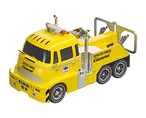 Carrera Digital 132 I Carrera Abschleppwagen Wrecker ADCC I Auto für Rennbahn | Rennbahnen und lizensierte Slotcars | bis zu 6 Spieler | Für Jungs & Mädchen ab 8 Jahren & Erwachsene, Gelb von Carrera