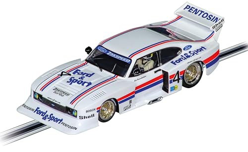 Carrera Digital 124 Ford Capri Zakspeed Turbo, Lili Reisenbichler – Slotcar mit Lichtfunktionen, digitalisierbar & detailgetreu – Perfekt für spannende Rennen auf der Carrera Digital Bahn von Carrera