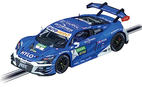 Carrera Digital 124 I Audi R8 LMS GT3 evo II Team Abt Sportsline No7 I Moderner Klassiker auf der Rennstrecke I Slotcar im Maßstab 1:24 I Individuell codierbar I Frontlicht und Rücklicht von Carrera