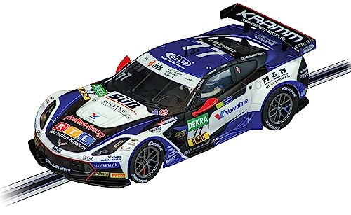 Carrera - 20031070 - DIGITAL 132 I Chevrolet Corvette C7 GT3-R Callaway Competition No.77 I German Tuning Artistry I Erleben Sie Motorsport zu Hause I Slotcar im Maßstab 1:32 von Carrera