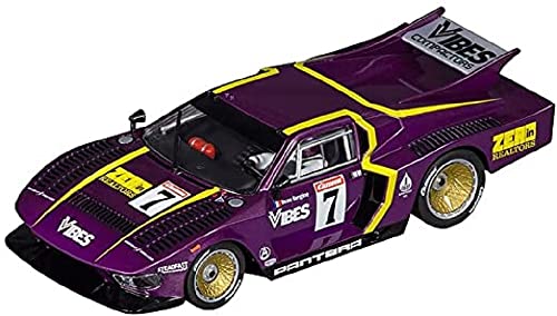 Carrera DIGITAL 132 De Tomaso Pantera "No.7" Auto für Autorennbahn Set für Erwachsene & Kinder ab 8 Jahren I Rennstrecken und lizenzierte Slotcars für drinnen I bis zu 6 Spieler von Carrera