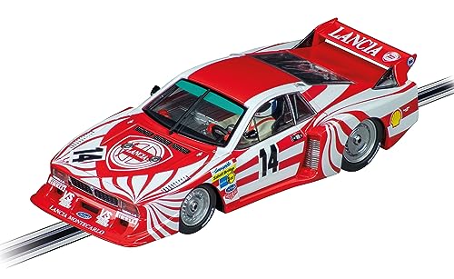 Carrera Digital 132 I Lancia Beta Montecarlo Turbo Lancia Italia No14 24h 1981 I Klassischer Rennwagen für Sammler I Mit voll funktionsfähigen Lichtern I Slotcar Maßstab 1:32 I Ab 8 Jahren geeignet von Carrera