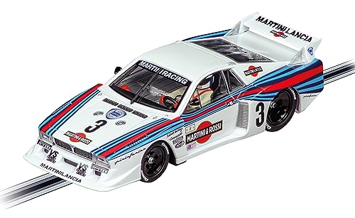 Carrera Digital 132 I Lancia Beta Montecarlo Turbo Lancia Martini Racing No3 Daytona 1981 I Fahren Sie eine Legende des Rennsports I Mit Original Lancia Lizenz I Slotcar im Maßstab 1:32 von Carrera