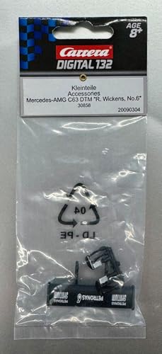 Carrera Digital132 Evolution Heckspoiler/Kleinteile Mercedes-AMG C63 DTM R. Wickens, No.6 von Carrera
