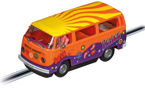 Carrera Evolution - 20027759 I VW Bus T2b I Maßstab 1:32 I Detailgetreue Darstellung I Front & Rücklichter I Ready to Race Rennbahn Action I Das Kultfahrzeug für Jungen & Mädchen von Carrera Evolution