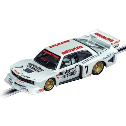 Carrera Evolution - 20027798 I BMW 320 Turbo Flachbau "Team Schnitzer, No.7" Auto für Rennbahn | Rennbahnen und lizensierte Slotcars | Front & Rücklicht | Für Kinder ab 8 Jahren & Erwachsene von Carrera Evolution