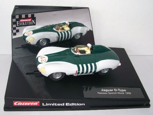Carrera Evolution 25486 Jaguar D-Type Nassau Speed Week 1956 LE von Carrera