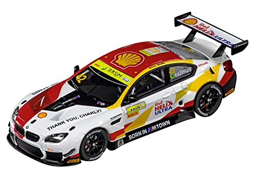 Carrera Evolution I BMW M6 GT3 Team Schnitzer No.42 I Auto für Rennbahn | Rennbahnen und lizensierte Slotcars | bis zu 2 Spieler | Für Jungs & Mädchen ab 8 Jahren & Erwachsene von Carrera