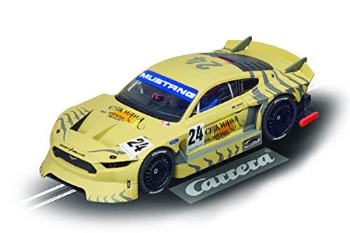 Carrera Evolution I Ford Mustang GTY No.24 I Auto für Rennbahn | Rennbahnen und lizensierte Slotcars | bis zu 2 Spieler | Für Jungs & Mädchen ab 8 Jahren & Erwachsene von Carrera