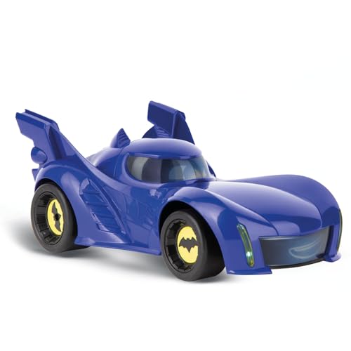 Carrera First RC Batwheels Bam I 2,4GHz I Original Lizenz I Für Kinder ab 3 Jahren I LED Lichter und Soundeffekte I Batman Spielfigur inklusive I Einfach zu steuern von Carrera