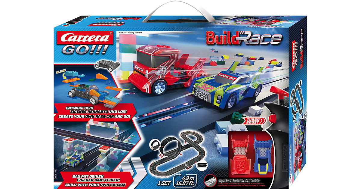 CARRERA GO!!! - Build 'n Race - Racing Set 4.9 Autorennbahn von Carrera