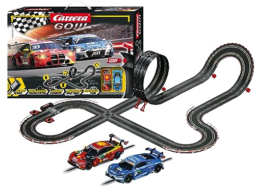 Carrera GO Elektroauto Rennstrecke für Kinder, Maßstab 1:43, Power Lap von Carrera