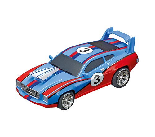 Carrera GO!!! Muscle Car - blue I Rennbahnen und lizensierte Slotcars | bis zu 2 Spieler | Für Jungs und Mädchen ab 6 Jahren & Erwachsene von Carrera