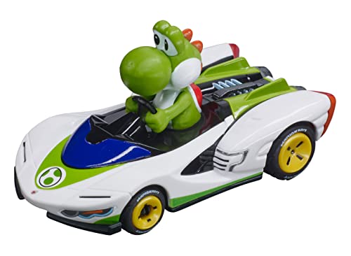 Carrera GO!!! Nintendo Mario Kart - P-Wing - Yoshi Rennauto | Slotcar Bahn GO!!! | Maßstab 1:43 | Spielzeug für Kinder ab 6 Jahre & Erwachsene von Carrera