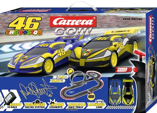 Carrera GO!!! VR46 Ultimate Racing Rennbahn-Set I Rennbahn mit lizensierten Slotcars | bis zu 2 Spieler | Für Kinder ab 6 Jahren & Erwachsene Carrera GO!!! VR46 Ultimate Racing Rennbahn-Set I Rennbahn mit lizensierten Slotcars | bis zu 2 Spieler | Für Kinder ab 6 Jahren & Erwachsene von Carrera