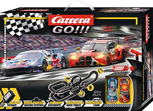 Carrera GO!!! DTM High Speed Showdown Rennbahn-Set I Rennbahnen und lizensierte Slotcars | bis zu 2 Spieler | Für Jungs und Mädchen ab 6 Jahren & Erwachsene von Carrera
