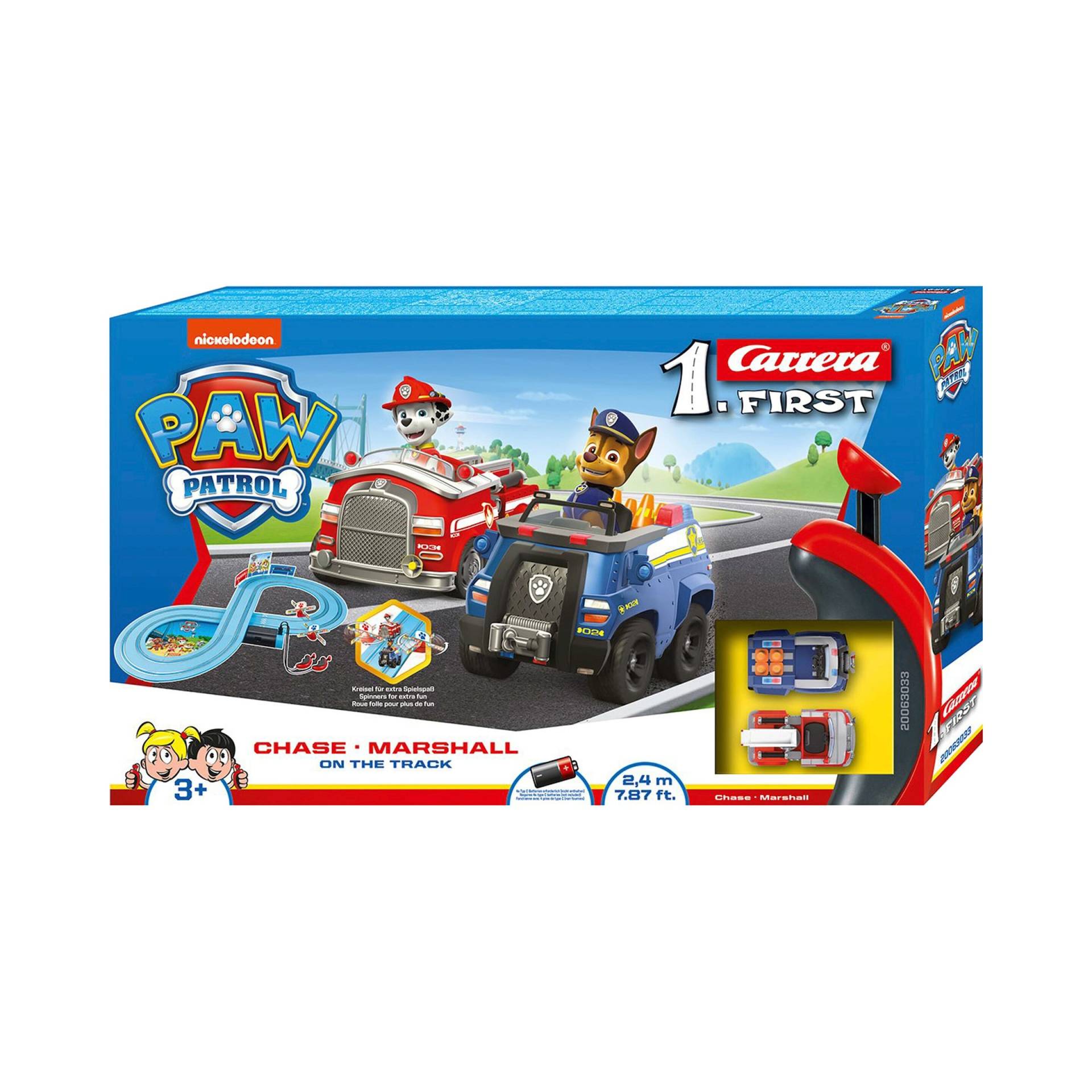 Carrera Paw Patrol Auto-Rennbahn Carrera First - On the Track von Carrera