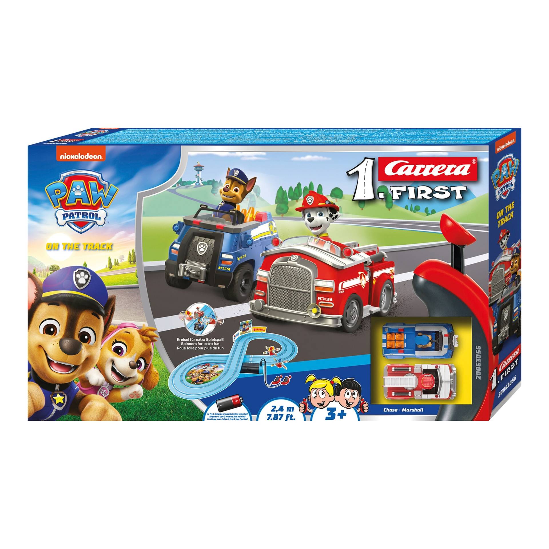 Carrera Paw Patrol Auto-Rennbahn Carrera First - On the Track von Carrera