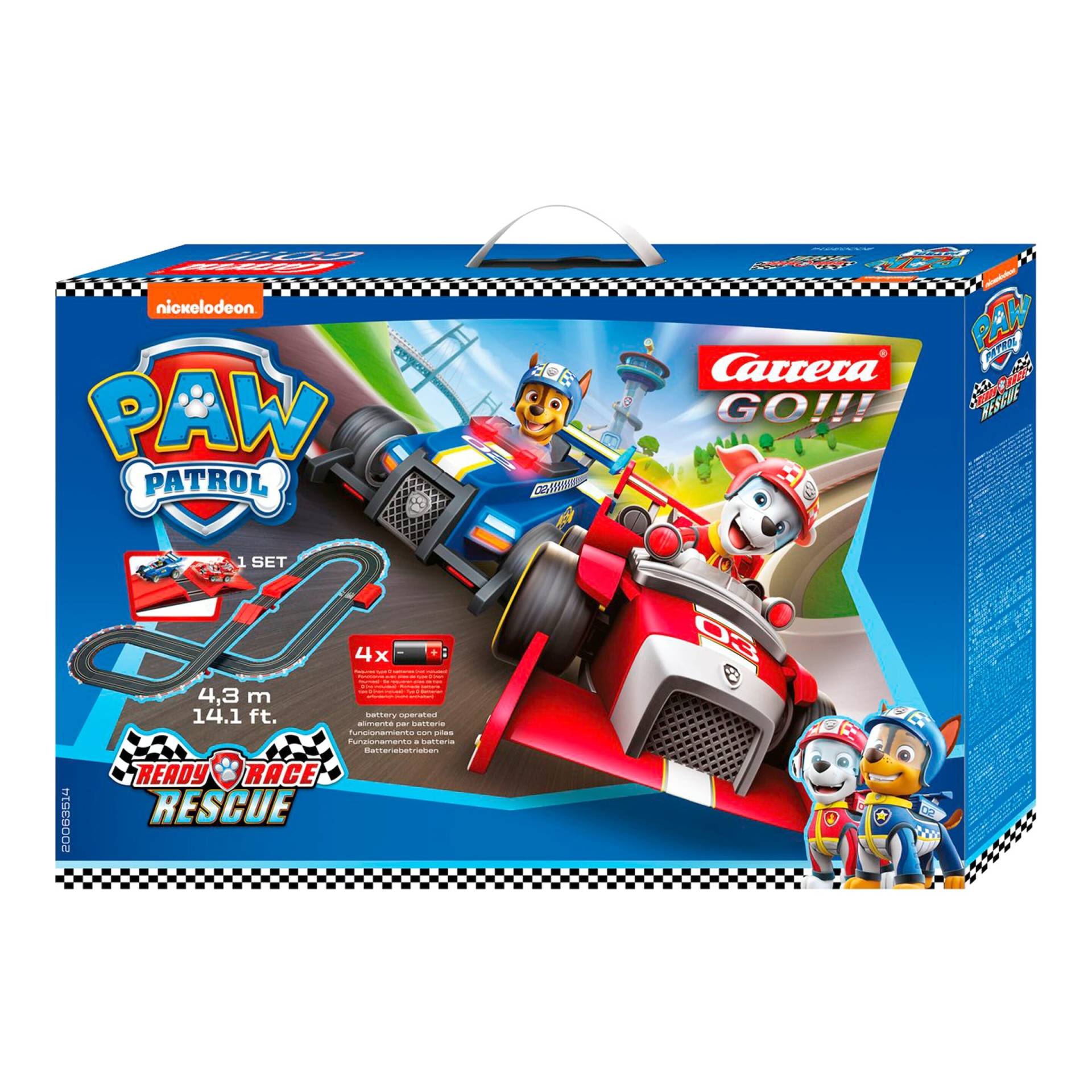 Carrera Paw Patrol Auto-Rennbahn Carrera GO!!! - Ready, Race & Rescue von Carrera