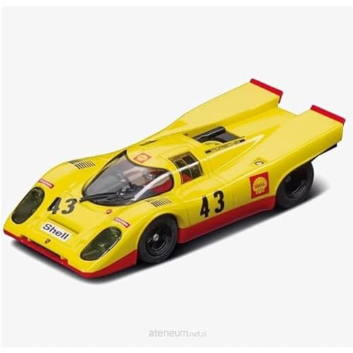 Carrera EVOLUTION I Porsche 917 KH No43 I Erleben Sie die Geschichte des Motorsports I Perfekt für junge Rennfahrer I Mit funktionsfähigen Frontscheinwerfern I Slotcar im Maßstab 1:32 von Carrera