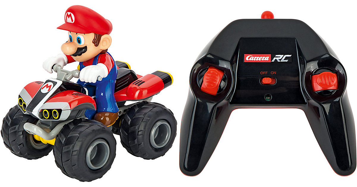 Carrera RC 2,4GHz Mario Kart, Mario - Quad blau/rot Carrera RC 2,4GHz Mario Kart, Mario - Quad blau/rot von Carrera