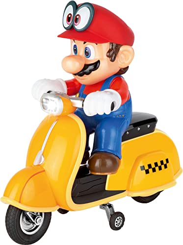 Carrera RC 370200992 Super Mario Odyssey Scooter – Ferngesteuerter Elektro-Roller für drinnen & draußen – Spielzeugroller für Kinder ab 6 Jahren & Erwachsene von Carrera