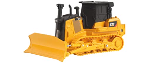 Carrera RC I CAT D7E Bulldozer I 1:64 Ferngesteuertes Baustellenfahrzeug I Perfekt für kleine Baumeister I Inkl bewegliche Teile I Bis zu 30 min Fahrzeit I Hohe Detailtreue I Original Lizenz von Carrera