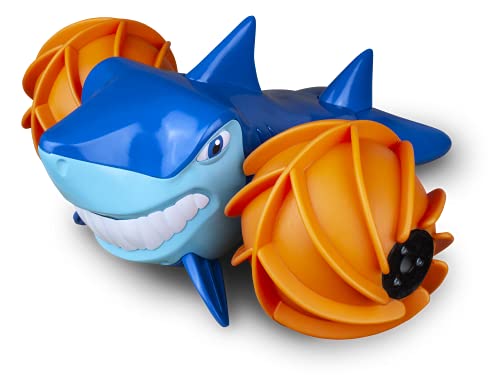 Carrera RC Sharkky I Amphibious Fish I Ferngesteurtes RC Fahrzeug im Hai Design I für Kinder und Erwachsene ab 6 Jahren I Mit wiederaufladbarer Batterie für Stundenlangen Spaß I GHz Fernsteuerung von Carrera