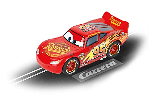 Carrera FIRST I Lightning McQueen aus Disney Pixar Cars Slotcar I Exklusiv für Carrera First Bahn I Detailreich I Geeignet für Jungs & Mädchen I Perfektes Einstiegsrennfahrzeug für Kinder von Carrera
