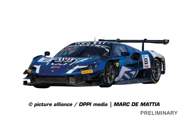 Ferrari 296 GT3 «Kessel Racing, No.8« 24H Spa 2024 von Carrera