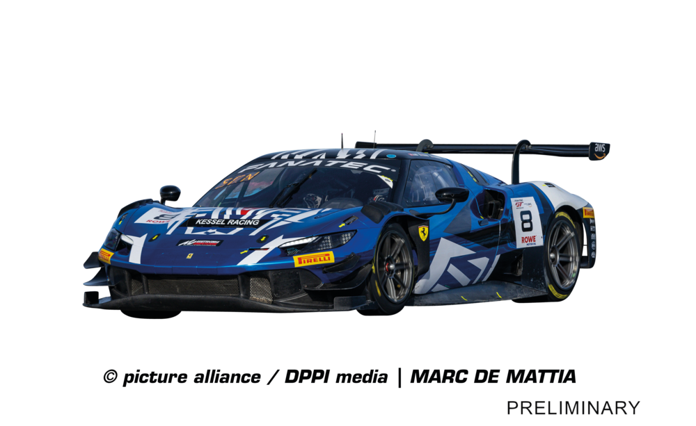 |Ferrari 296 GT3 «Kessel Racing No.8« 24H Spa 2024| |Ferrari 296 GT3 «Kessel Racing No.8« 24H Spa 2024| von Carrera