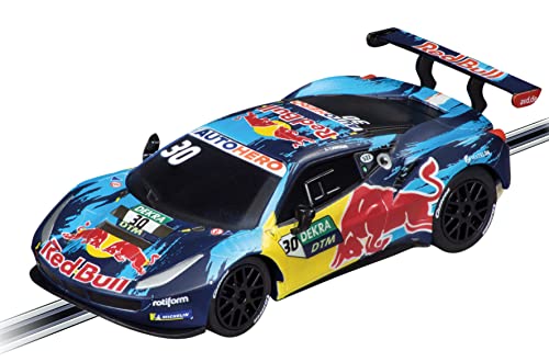 Carrera GO!!! Ferrari 488 GT3 Red Bull AF Corse No.30 I Rennbahnen und lizensierte Slotcars | bis zu 2 Spieler | Für Jungs und Mädchen ab 6 Jahren & Erwachsene von Carrera