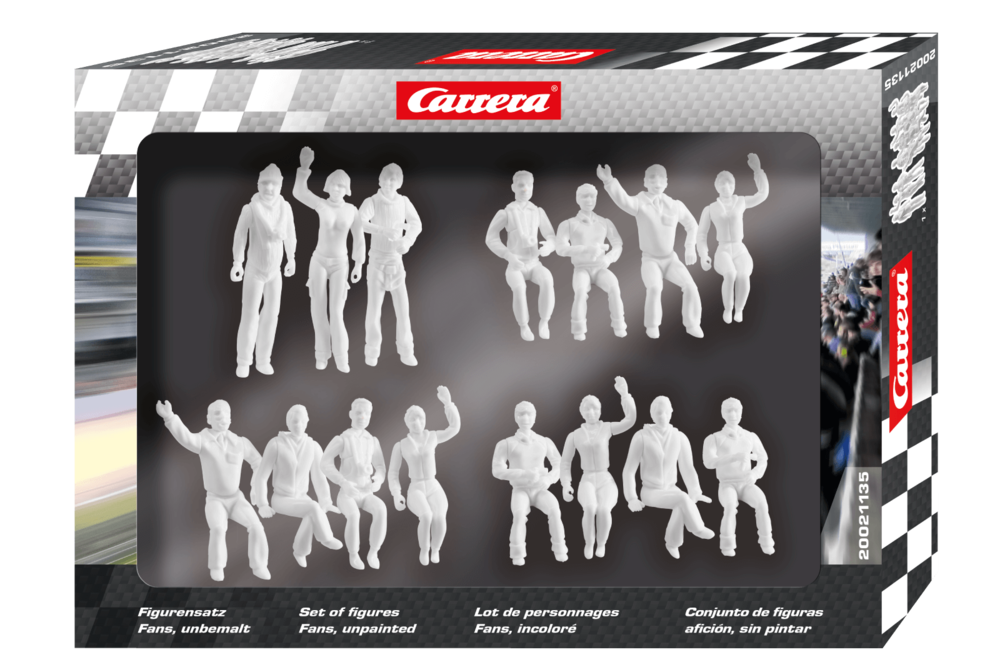 |Figurensatz Fans  unbemalt| von Carrera