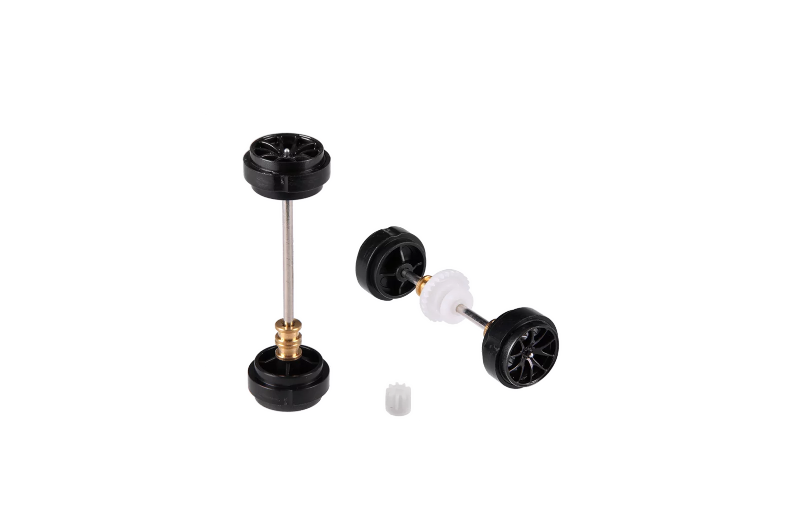 Front axle and rear axle for 30661, 30662, 27442, 27443, 27499, 30673, 30738, 30739 Front axle and rear axle for 30661, 30662, 27442, 27443, 27499, 30673, 30738, 30739 von Carrera