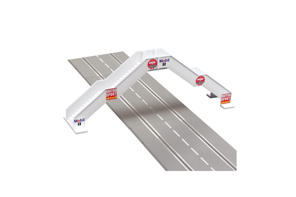 |Fußgängerbrücke (für 2 Spuren)| von Carrera