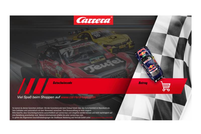 |Geschenk-Gutschein 75 Euro| von Carrera