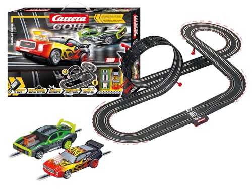 Carrera GO!!! Heads-Up Racing Rennbahn-Set I Rennbahnen und lizensierte Slotcars | bis zu 2 Spieler | Für Jungs und Mädchen ab 6 Jahren & Erwachsene von Carrera