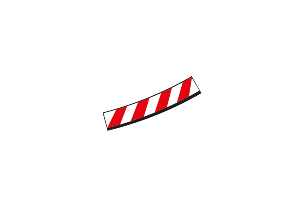 |Innenrandstreifen für Steilkurve 4/15° (12)  Endstücke (2)| von Carrera