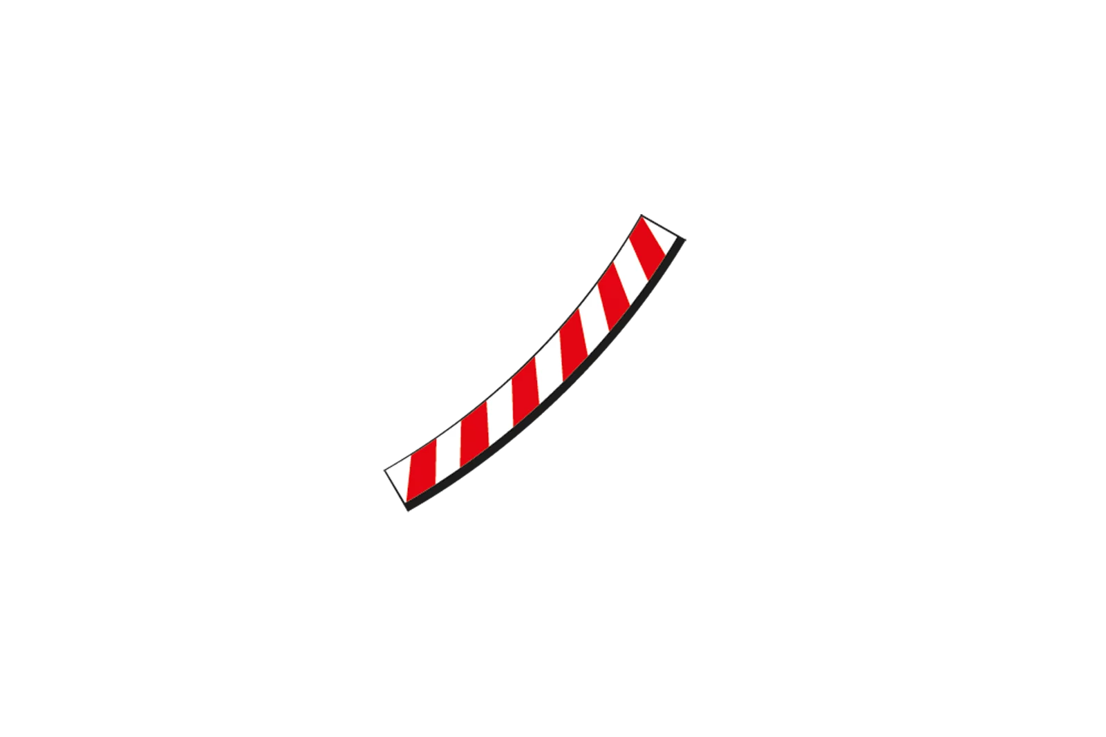 Inside Shoulder for high banked curve 3/30° (6), end piece (2) von Carrera