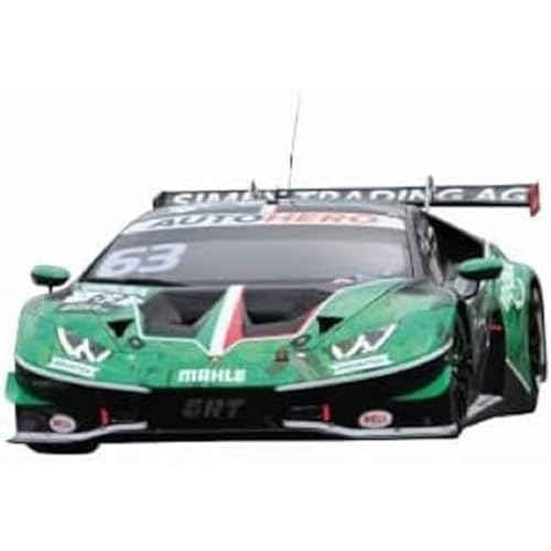 Carrera GO!!! Lamborghini Huracán Mirko Bortolotti No.63 I Rennbahnen und lizensierte Slotcars | bis zu 2 Spieler | Für Jungs und Mädchen ab 6 Jahren & Erwachsene von Carrera