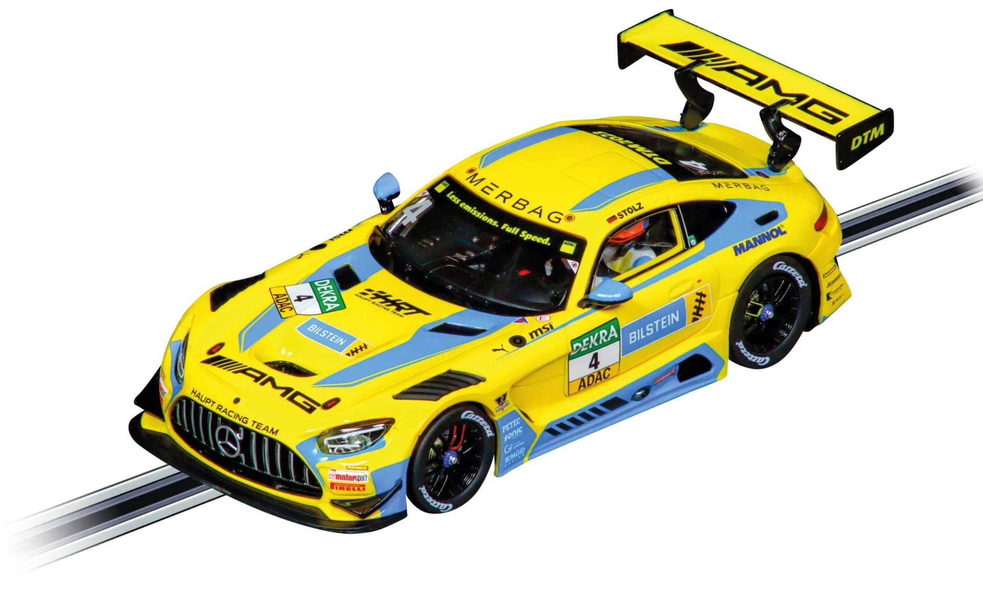 Mercedes-AMG GT3 Evo "Mercedes-AMG Team HRT, No.4" DTM 2023 von Carrera