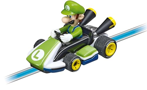 Carrera - 20065020 First Mario Kart - Luigi Rennauto I Maßstab 1:50 I Rennauto Rennbahn First I Für Kinder ab 3 Jahren & Erwachsene von Carrera