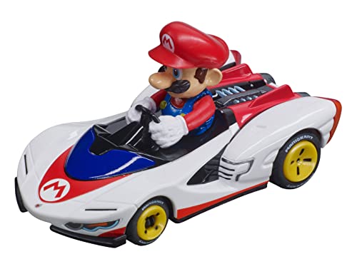 Carrera GO!!! Mario Kart™ - P-Wing - Mario I Rennbahnen und lizensierte Slotcars | bis zu 2 Spieler | Für Jungs und Mädchen ab 6 Jahren & Erwachsene von Carrera