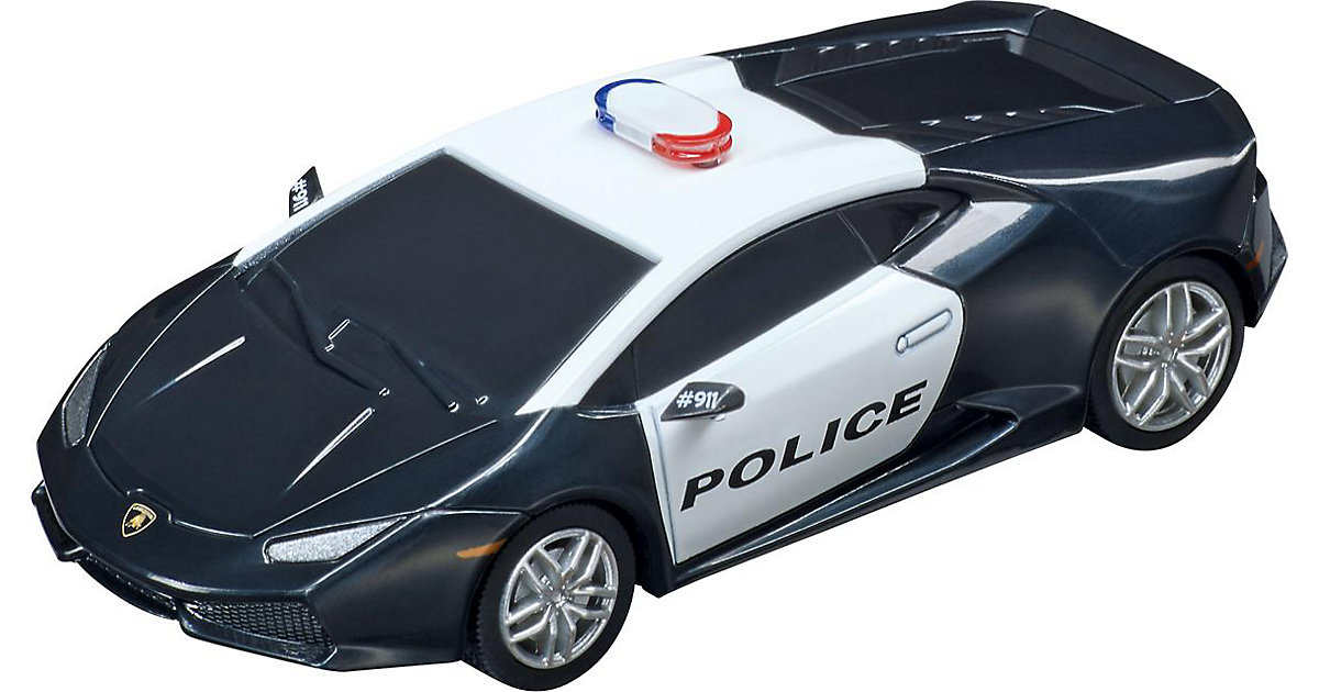 CARRERA Pull & Speed - Sound & Light Police Pull Back Polizeiauto mit Rückziehmotor, sortiert von Carrera