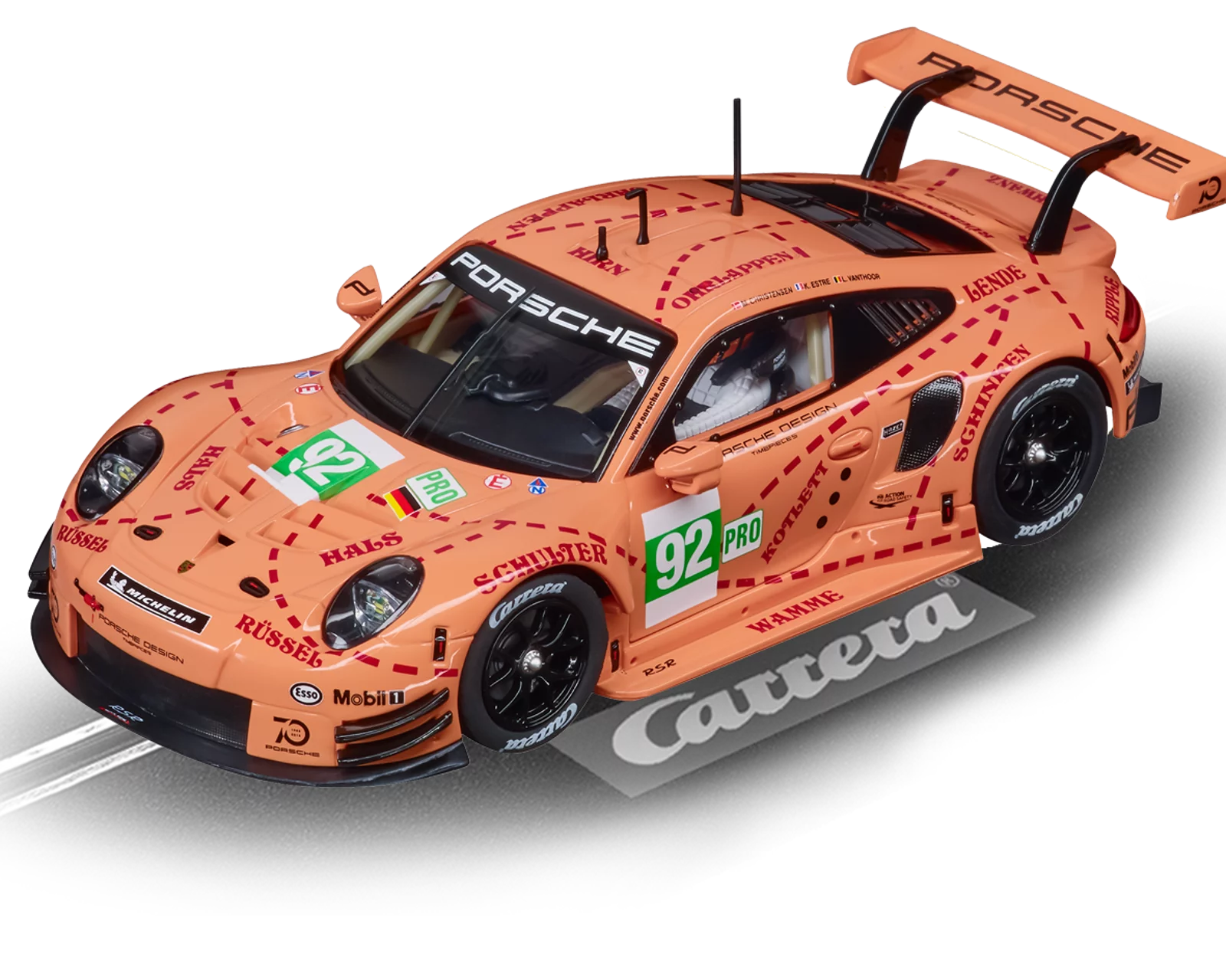 Porsche 911 RSR "Pink Pig Design, "No.92" Porsche 911 RSR "Pink Pig Design, "No.92" von Carrera