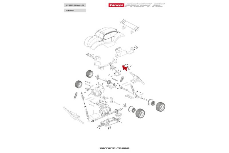 |Profi Offroad Karosseriehalterung VW Bettle #183013| von Carrera