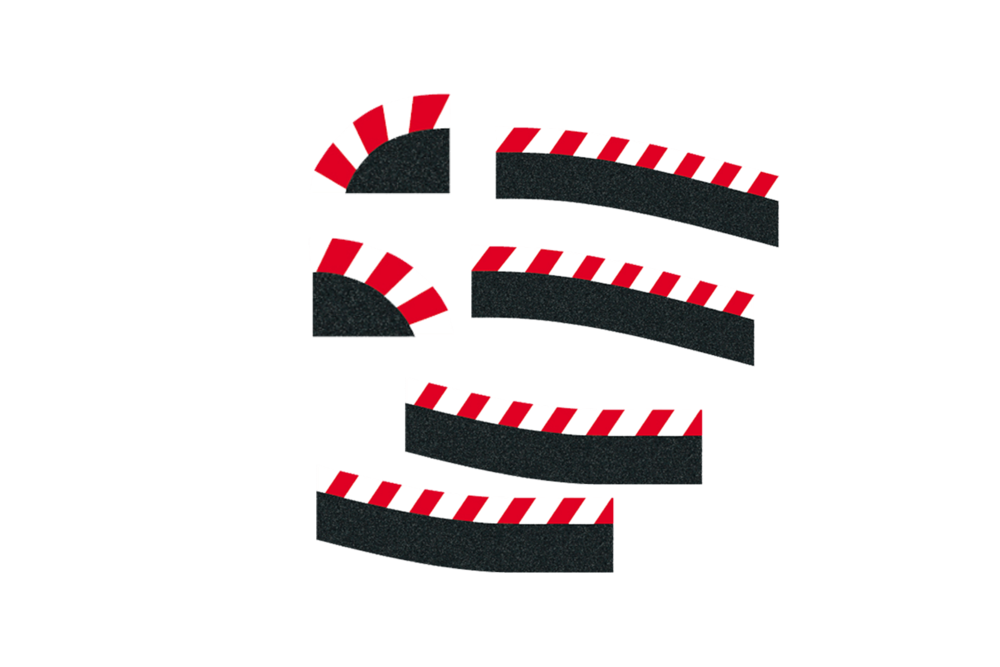 |Randstreifen für digitale Engstelle (6)| von Carrera