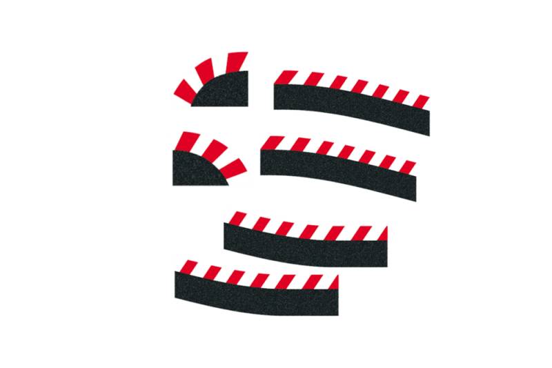 |Randstreifen für digitale Engstelle (6)| von Carrera
