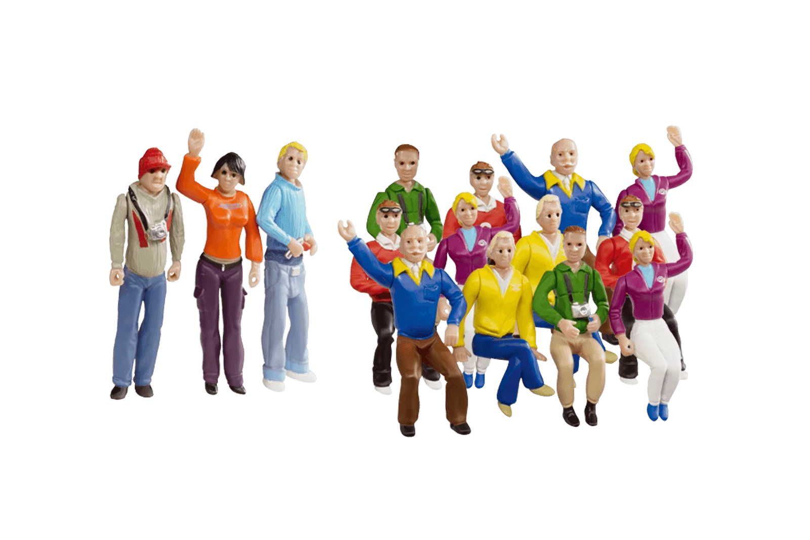 Set of figures Fans von Carrera