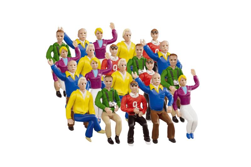 Set of figures Stands von Carrera